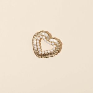 SOLD Stoney Clover Lane Open Heart Brooch